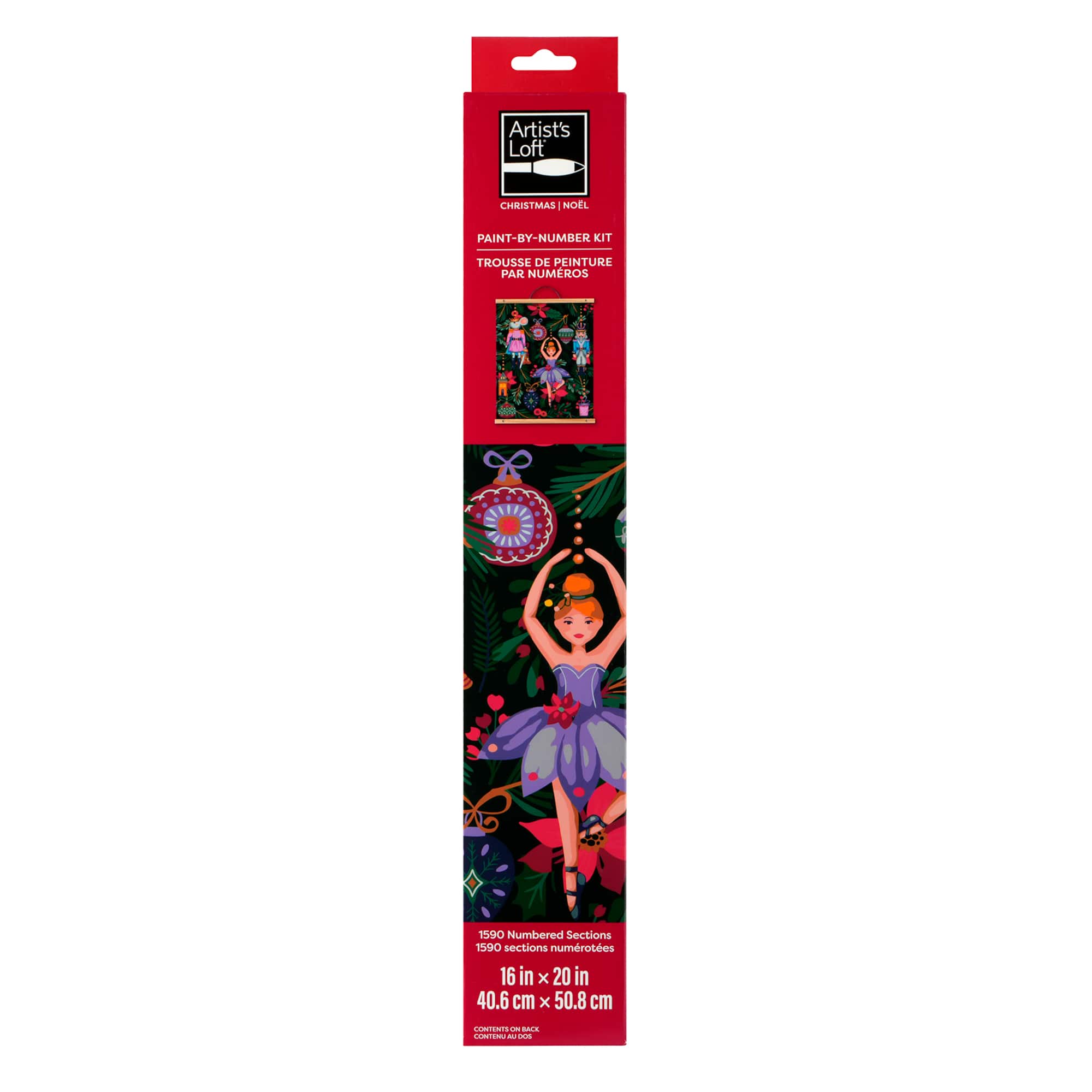 16" x 20" Nutcracker Ballet Paint-by-Number Kit by Artist's Loft™